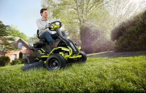 Trator corta-relvas RYOBI RM480E 48V 96CM - Imagen 3