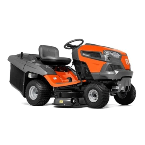 Tractor Husqvarna TC242T con colección